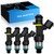 YZHIDIANF 16600-EN200 1.8L 2.0L Fuel Injectors Fits For:-Nissan Cube 2009-2014 1.8L, NV200 2013-2017 2.0L, Sentra 2007-2012 2.0L, Versa 2007-2012 1.8L, Replacement FJ1056 FBY2850 (Set of 4)