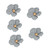 VOSAREA 5pcs Ceramic Flower Floral Wall Art for Living Room Garden Fence Art Dining Room Hanging Flowers Ceramic Wall Sculpture Ceramic Wall Flowers Ceramics Artificial Flower Household 3D VOSAREA 5pcs Ceramic Flower Floral Wall Art for Living Room Garden Fence Art Dining Room Hanging Flowers Ceramic Wall Sculpture Ceramic Wall Flowers Ceramics Artificial Flower Household 3D