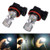 H11 H8 H9 LED Fog Light/DRL Bulbs,Extremely Bright LED Bulb for Fog Light or DRL Replacement, One Pair