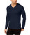 Calvin Klein Mens LS Knit Pullover Sweater, Blue, Small