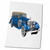 3dRose Boehm Graphics Car - Blue Classic Mark Elegant Convertible - Towels (twl-214487-2)