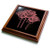 3dRose Stylized Mesh Effect Gentle Pink Roses - Trivets (trv_356640_1)