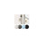 1 Pcs White Door Stopper Wall, Wall Protectors Door Handle Bumpers Buffer Guard Door Knob Rubber Self Adhesive Silencer Crash Pad for Home Office, Refrigerator, Cabinets Doorstop Door Stopper