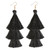 ELEARD Tassel Earrings Tiered Thread Tassel Dangle Earrings Statement Layered Tassel Drop Earrings (3 layers black) ELEARD Tassel Earrings Tiered Thread Tassel Dangle Earrings Statement Layered Tassel Drop Earrings (3 layers black)