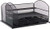 Safco Products 3252BL Onyx Mesh Desktop Organizer with 3 Drawers, Black