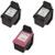 Amsahr 61XLBK(CH563WN) Remanufactured Replacement HP Ink Cartridges for Select Printers/Faxes with 2 Black and 1 Color Ink Cartridges