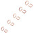 316L Surgical Stainless Steel Small Hoop Earrings for Men Women 8mm 10mm 12mm 14mm 16mm Hypoallergenic Earrings Cuff Huggie Hoop Earrings for Cartilage Piercings Earring Sets-5 pairs rose red