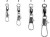 Eagle Claw Barrel Swivel W/Interlock SNAP-5
