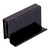 CRL Black Strike Plate With Finger Grip by CR Laurence