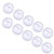 Froiny Clear Plastic Fillable Ornaments 10pcs DIY Mold Acrylic Ornaments Balls Fillable Christmas Wedding Party Decor