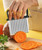 HTBMALL Crinkle Potato Cutter, Wavy Chopper Knife, Upgraded Stainless Steel Blade, Safe Kitchen Tools with a shell Wavy Slicer for Fruit, Vegetable, Carrot, Potato