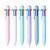 favide 6 Pack 0.5mm 6-in-1 Multicolor Ballpoint Pen?6-Color Retractable Ballpoint Pens for Office School Supplies Students Children Gift