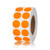 Pack of 2000 Round Color Coding Circle Dots Stickers Labels (1/2", Orange)