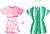 Barbie Fashions Doll Clothes and Accessories Set, 2-Pack for Barbie and Ken Dolls with 2 Complete Outfits Barbie Fashions Doll Clothes and Accessories Set, 2-Pack for Barbie and Ken Dolls with 2 Complete Outfits