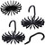 3PCS Adjustable Twirl Tie Rack Holder Belt Hanger Hook Scarf Tie Hangers 360 Degree Rotating Closet Clothes Hangers Multipurpose Organizer Closet Storage