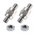 Orifort Side Post Battery Terminal Nickel Plated Brass Bolt Stud, 3/8"-16 Standard Battery Side Post Extender Stud for GM Post (2 Pcs)