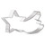 KENIAO Christmas Shooting Star Cookie Cutter, 5", Stainless Steel