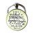 She is Clothed in Strength and Dignity and Laughs Women's Keychain Proverbs 31 25 Christian Crown Charm