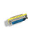 KENTEK Mini DB25 25 Pin Male to Male M/M Parallel Serial Printer Port Mini Adapter Changer Coupler RS-232 Straight Through