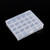 Bobbin Organizer, Machine Bobbin Organizer Case, Transparent 25 Slots Empty Bobbins Spools Box, Lightweight Sewing Craft Plastic Case Storage Box for Sewing Machine