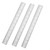 YouOKLight Clear Ruler 12 inch, Plastic Ruler, Metric Ruler, Transparent Ruler, 12 inch Ruler with Centimeters and inches. rulers for Kids, rulers for School, Office use, Drafting Tools, Pack of 3