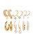 9 Pairs Gold Pearl Hoop Earrings Set for Women,Pearl Drop Earrings,Gold Hoop Earrings,Hoop Earrings Wedding Anniversary Birthday Fashion Jewelry Gift 9 Pairs Gold Pearl Hoop Earrings Set for Women,Pearl Drop Earrings,Gold Hoop Earrings,Hoop Earrings Wedding Anniversary Birthday Fashion Jewelry Gift
