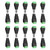 ANLINK 10 Pairs (10 x Male + 10 x Female) 12V 5.5mm x 2.1mm DC Power Jack Plug Adapter Connector for LED Strip, CCTV Security Camera