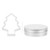 RORPOIR 1 Set Sugar Cookie Mold Tools Festive Cookie Molds Diy Cookie Molds Baking Molds Biscuits Cutters Creative Sugar Pie Molds Baking Supplies Diy Molds Candy Aluminum Christmas Tree