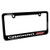 Chevrolet Camaro SS in Red Black Metal License Plate Frame by iPick Image, Made in USA