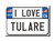 TULARE FRIDGE MAGNET CALIFORNIA (CA) MAGNETS USA SOUVENIR I LOVE GIFT (Var. TARGA)
