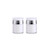 STCNAR 2pcs Airless Pump Jars Empty Refillable Makeup Jar Acrylic Press Cosmetic Containers Leakproof Vacuum Face Cream Bottle For Toiletries Cosmetic Container (50ML/1.70Z)