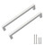 Redunest Cabinet Pulls Brushed Nickel Cabinet Handles Square Drawer Pulls, 2 Pack 7-1/2 Inch Stainless Steel Kitchen Door Cupboard Cabinet Handles, Cabinet Hardware Drawer Handles, 192mm Hole Centers