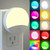 RAVEtone Night Lights Plug Into Wall, 2 Pack LED Plug in Night Light for Kids Smart Voice Control Night Light Dusk to Dawn 9 Colors Changing 6 Lighting Modes Dimmable for Bedroom Nursery Kitchen