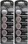 10 Loopacell LIR2032 Lithium Rechargeable 3.6V Coin Cell Batteries