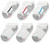 Hanes Big Boys' 12-Pack No Show Socks,White,Medium(9-2.5)