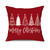 DFXSZ Christmas Pillow Covers 18x18 Inch Christmas Tree Merry Christmas Decorative Red Throw Pillows Winter Christmas Decor for Home Couch 143B