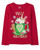 The Children's Place Girls' Feliz Navidad Long Sleeve Christmas Graphic T-Shirt, Candy Cane, Medium