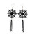 1 Pair Halloween Earrings Silver Earrings Halloween Ear Jewelry Spider Web