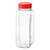 Thunder Up Parmesan Cheese Shaker 32 Oz, Cheese Shaker Plastic, Grated Cheese Shaker for Pizza, Parm Cheese Shaker, Spice Shakers with Holes and Lids, Pepper Shaker, Spice Shaker (Red 32Oz)
