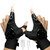LED Flashlight Gloves, Gift for Men Dad, Rechargeable Hands Free Light Gloves, Stretchy Finger-less Gloves, Gadgets Gifts for Handyman, Tactical Hands Free Gadgets for Fishing, Camping, Car Repair