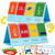 Torlam Fraction Manipulatives for Elementary School, Fraction Circles & Percentage & Decimal Flip Chart, Kids Math Games Math Manipulatives for 1st, 2nd, 3rd, 4th, 5th, 6th Grade Homeschool Supplies