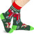 PanPacSight Christmas Socks Men, Novelty Crazy VR Santa Claus Funny Warm Crew Socks, 1 Pair, Sock Size 8-14.