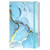 Huamxe Lined Journal Notebook, Marble Hardcover Journal for Women, Medium 5.7 x 8.4 in, 160 Pages Thick Paper, Cute Aesthetic A5 College Ruled Notebook for Journaling Writing Work Office School, Blue