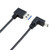 JSER USB 3.1 USB-C Up & Down Angled to 90 Degree Right Angled A Male Data Cable for Macbook & Tablet & Phone