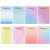 Bekecidi 8 Pack to Do List Sticky Notes, 400 Sheet Self Stick Note Pads to Do List Planner Post Lined Sticky Notes Daily to do List Notepad for Reminder Office School Home (8 Colors, B)