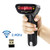 USB Wireless Barcode Scanner,alacrity with Vibration Alert Function Cordless 1D Laser Automatic Barcode Reader Handhold Bar Code Scanner with USB Receiver for Store, Supermarket, Warehouse