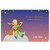 Kiub Postcard The Little Prince and the Fox playing (15x10cm)