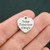 1 Charms Love Stainless Steel Charm - Today, Tomorrow, Always