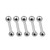5Pcs Surgical Steel 16g 1/4 6mm barbell earring for cartilage Piercing Jewelry Daith Rook Tragus Helix Eyebrow 3mm Ball M9721