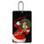 Christmas Holiday Santa Ho Ho Ho Wreath Luggage Card Suitcase Carry-On ID Tag